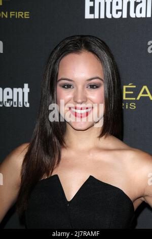LOS ANGELES - 23 AOÛT : Hayley Orrantia au 2014 Entertainment Weekly Pre-Emmy Party au Fig & Olive le 23 août 2014 à West Hollywood, Californie Banque D'Images