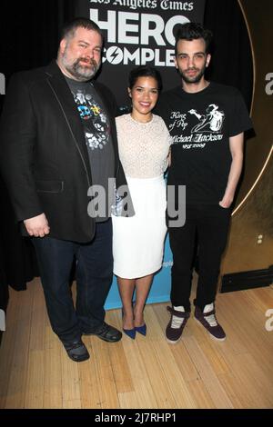 Zoey DeutchLOS ANGELES - MAI 31: Dean DeBlois, America Ferrara, Jay Baruchel au 'Comment former votre Dragon 2' Advaced screening, Hero Complex film Festival au TCL Chinese 6 le 31 mai 2014 à Los Angeles, CA Banque D'Images