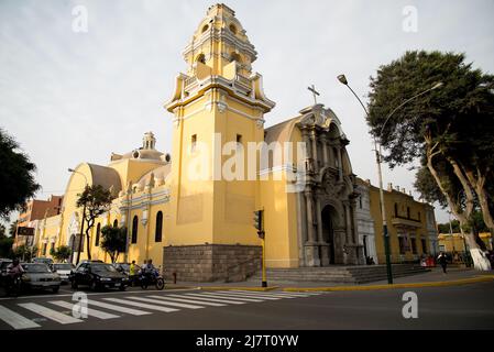 Église de Santisima Cruz Barranco Banque D'Images