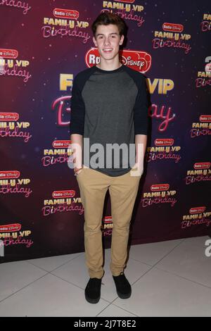 LOS ANGELES - 22 NOVEMBRE : Shawn Mendes à l'anniversaire VIP de la famille de radio Disney au Club Nokia le 22 novembre 2014 à Los Angeles, CA Banque D'Images