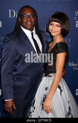LOS ANGELES - octobre 8 : Kazembe Ajamu Coleman, Zendaya Coleman au gala 2014 de la Fondation Princess Grace à l'hôtel Beverly Wilshire le 8 octobre 2014 à Beverly Hills, Californie Banque D'Images