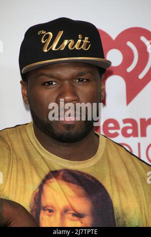 LAS VEGAS - SEP 19 : 50 cent, alias Curtis James Jackson III au festival de musique iHeart radio Night 1 au MGM Grand Resort and Casino le 19 septembre 2014 à Las Vegas, Nevada Banque D'Images