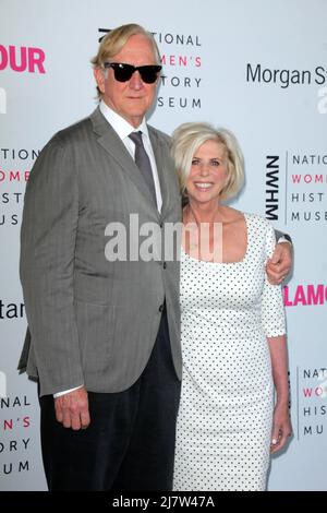 LOS ANGELES - AOÛT 23 : T Bone Burnett, Callie Khouri au brunch annuel 3rd des femmes faisant l'histoire au Skirball Center le 23 août 2014 à Los Angeles, CA Banque D'Images