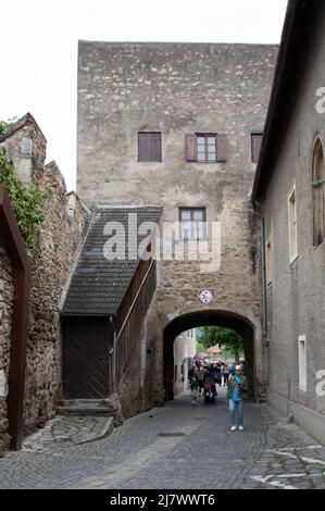 Dans le cadre de la beauté pittoresque et architecturale du Wachau, le lieu est devenu l'une des destinations touristiques les plus célèbres d'Autriche. Le Banque D'Images