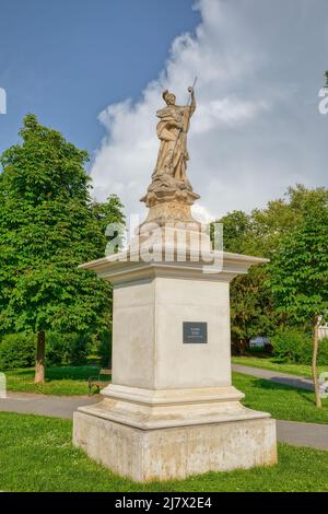 Statue de Saint George à Bjelovar Croatie Banque D'Images