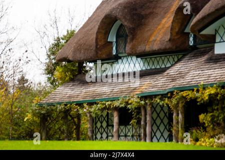Cottage suisse ornemental à Kilcommon, Irlande. Banque D'Images