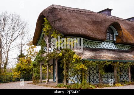 Cottage suisse ornemental à Kilcommon, Irlande. Banque D'Images