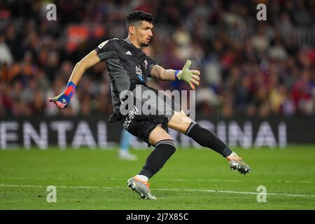 Barcelone, Espagne, 10 mai 2022, Matias Dituro de RC Celta pendant le match de la Liga entre FC Barcelone et RC Celta joué au stade Camp Nou le 10 mai 2022 à Barcelone, Espagne. (Photo de Sergio Ruiz / PRESSINPHOTO) Banque D'Images