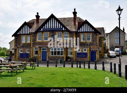 Duke of Cornwall pub dans le village de Pill, North Somerset, Angleterre Banque D'Images