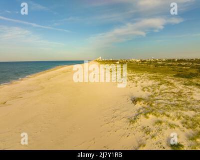 Photographie aérienne de drone scène naturelle du parc national du Golfe Banque D'Images