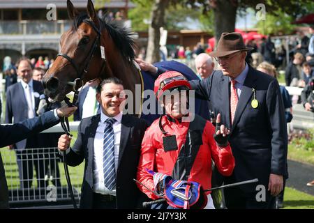 EMILY UPJOHN, MONTÉE PAR FRANKIE DETTORI, 2022 Banque D'Images