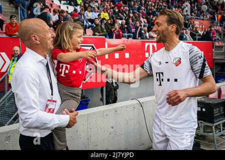 UTRECHT - Willem Janssen du FC Utrecht lors du match néerlandais Eredivisie entre le FC Utrecht et AZ à Stadion Galgenwaard le 11 mai 2022 à Utrecht, pays-Bas. ANP ED DU POL Banque D'Images