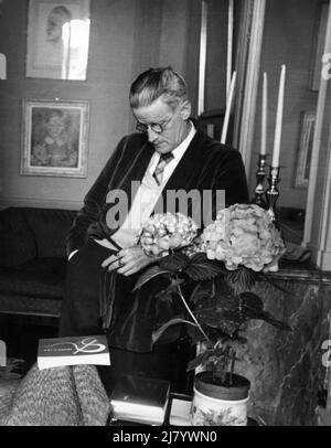 James Joyce, écrivain moderniste irlandais, 1938 Banque D'Images