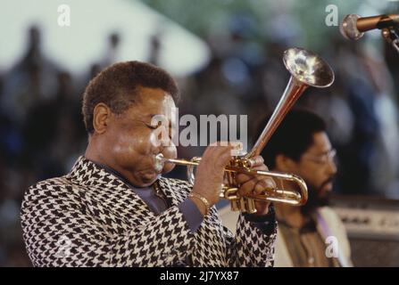 Dizzy Gillespie, trompettiste de jazz Banque D'Images