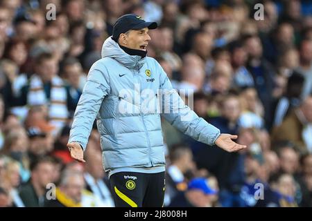 Leeds, Royaume-Uni. 11th mai 2022. Thomas Tuchel, directeur de Chelsea, réagit pendant le match à Leeds, au Royaume-Uni, le 5/11/2022. (Photo de Mark Cosgrove/News Images/Sipa USA) crédit: SIPA USA/Alay Live News Banque D'Images