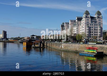 Oslo, Norvège. 30 avril 2022: Vue de l'Opéra d'Oslo, Norvège Banque D'Images