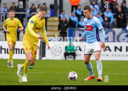 Haderslev, Danemark. 11th mai 2022. Emil Kornvig (8) de Soenderjyske vu pendant le match Superliga de 3F entre Soenderjyske et le FC Nordsjaelland au parc Sydbank à Haderslev. (Crédit photo : Gonzales photo/Alamy Live News Banque D'Images