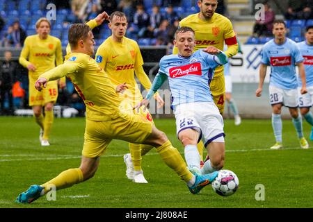 Haderslev, Danemark. 11th mai 2022. Emil Frederiksen (22) de Soenderjyske vu pendant le match Superliga de 3F entre Soenderjyske et le FC Nordsjaelland au parc Sydbank à Haderslev. (Crédit photo : Gonzales photo/Alamy Live News Banque D'Images