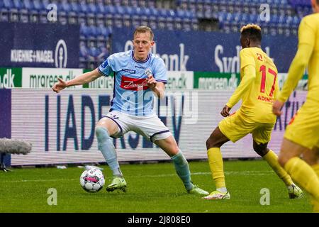 Haderslev, Danemark. 11th mai 2022. Rasmus Vinderslev (24) de Soenderjyske vu pendant le match Superliga de 3F entre Soenderjyske et le FC Nordsjaelland au parc Sydbank à Haderslev. (Crédit photo : Gonzales photo/Alamy Live News Banque D'Images