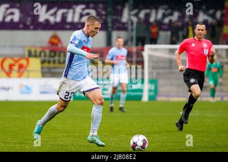 Haderslev, Danemark. 11th mai 2022. Emil Frederiksen (22) de Soenderjyske vu pendant le match Superliga de 3F entre Soenderjyske et le FC Nordsjaelland au parc Sydbank à Haderslev. (Crédit photo : Gonzales photo/Alamy Live News Banque D'Images