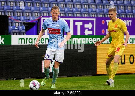 Haderslev, Danemark. 11th mai 2022. Rasmus Vinderslev (24) de Soenderjyske vu pendant le match Superliga de 3F entre Soenderjyske et le FC Nordsjaelland au parc Sydbank à Haderslev. (Crédit photo : Gonzales photo/Alamy Live News Banque D'Images