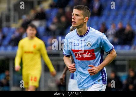 Haderslev, Danemark. 11th mai 2022. Daniel Prosser (17) de Soenderjyske vu pendant le match Superliga de 3F entre Soenderjyske et le FC Nordsjaelland au parc Sydbank à Haderslev. (Crédit photo : Gonzales photo/Alamy Live News Banque D'Images