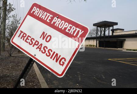 Waukegan, Illinois, États-Unis. 11th mai 2022. La clinique Planned Parenthood de Waukegan, Illinois, est présentée le mercredi 11 mai 2022. La clinique a ouvert ses portes en 2020, pensant qu'il pourrait un jour avoir besoin de servir des patients du Wisconsin, au nord de Waukegan, si Roe v. Wade est renversé. Le Wisconsin reviendra à une loi de 1849 interdisant l'avortement, sauf pour sauver la vie de la mère. (Image de crédit : © Mark Hertzberg/ZUMA Press Wire) Banque D'Images