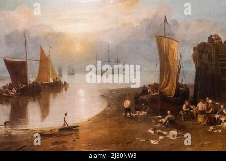 Peinture intitulée « un Rising Through Vapor » de Joseph Mallord William Turner daté avant 1807 Banque D'Images