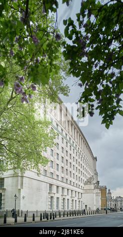 Les bureaux de la fonction publique du ministère de la Défense britannique (MOD), Londres, Angleterre. Banque D'Images