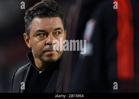 Buenos Aires, Argentine. 11th mai 2022. Marcelo Gallardo, gérant de River plate, vu lors du match Copa de la Liga de 2022 entre River plate et Tigre à l'Estadio Mas Monumental. Score final; River plate 1:2 Tigre. Crédit : SOPA Images Limited/Alamy Live News Banque D'Images