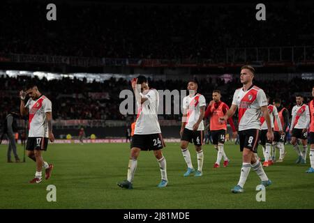 Buenos Aires, Argentine. 11th mai 2022. River plate joueurs vus pendant le match Copa de la Liga 2022 entre River plate et Tigre à l'Estadio Mas Monumental. Score final; River plate 1:2 Tigre. (Photo de Manuel Cortina/SOPA Images/Sipa USA) crédit: SIPA USA/Alay Live News Banque D'Images