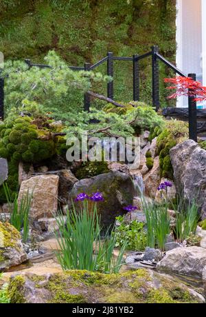 Le commutateur vert jardin conçu par Kazyuki Ishihara et gagnant d'une médaille d'or dans la catégorie des jardins artisan à la RHS Chelsea Flower Show 2019, L Banque D'Images