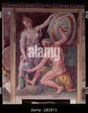 Saint François en Méditation (huile sur toile) par Caravaggio, Michel-Ange Merisi da (1571-1610); 128.2x94.4 cm; Palazzo Barberini, Gallerie Nazionali Barberini Corsini, Rome, Italie; Italien, hors copyright. Banque D'Images