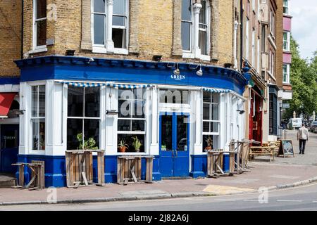 The Green, un pub à Clerkenwell Green, Londres, Royaume-Uni Banque D'Images