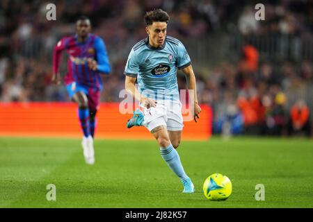 Franco Cervi de RC Celta pendant le match de la Liga entre FC Barcelone et RC Celta a joué au Camp Nou Stadium le 10 mai 2022 à Barcelone, Espagne. (Photo de Sergio Ruiz / PRESSINPHOTO) Banque D'Images