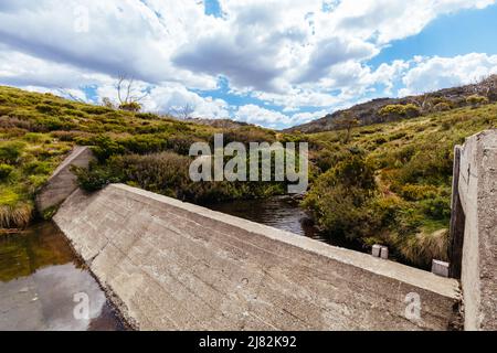 Wallace Hut près de Falls Creek en Australie Banque D'Images