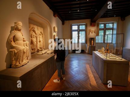 RÉOUVERTURE DU MUSÉE CLUNY DE PARIS Banque D'Images