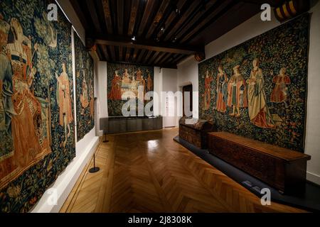 RÉOUVERTURE DU MUSÉE CLUNY DE PARIS Banque D'Images