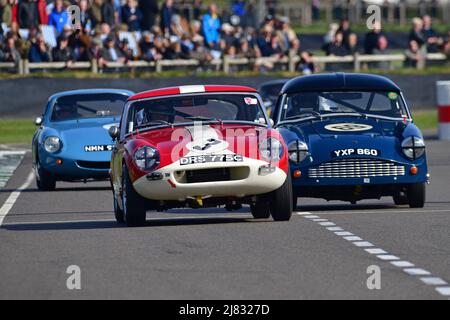 Rob Manger, Ashley GT, Darren Turner, Turner Mk 1, Weslake Cup, Un seul pilote de vingt minutes pour les voitures de sport et GT avec un moteur BMC «A» qui r Banque D'Images