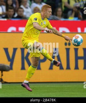 Gladbach, Allemagne. 11th May, 2022. Firo: 11.05.2022 Fuvuball: Soccer: Jeu de prestations VfL Borussia MV?nchengladbach, Borussia Monchengladbach - Gladbach - Ukraine l'équipe nationale ukrainienne joue en faveur des victimes de la guerre de Poutine contre la Russie Yukhym Konoplia, action unique, UKR/dpa/Alamy Live News Banque D'Images