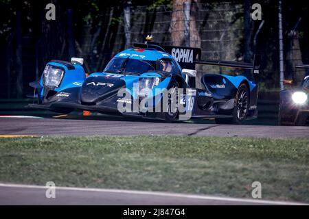 19 VISCAAL Bent (nld), FLORSCH Sophia (ger), Algarve Pro Racing, Oreca 07 - Gibson, action pendant les 4 heures d'Imola 2022, 2nd tour de la série européenne le Mans 2022 sur le circuit Imola du 12 au 15 mai, à Imola, Italie - photo: Paulo Maria/DPPI/LiveMedia Banque D'Images