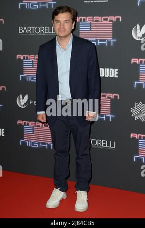 Rome, Italie. 12th mai 2022. Emile Hirsch assiste au tapis rouge de la première du film America Night au cinéma Adriano. Crédit : SOPA Images Limited/Alamy Live News Banque D'Images