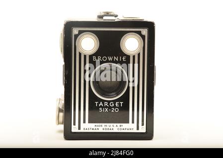 Appareil photo Brownie vintage cible six-20 Banque D'Images