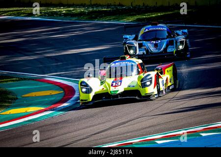 13 DECURTINS Pieder (ITERE), BASSENG Marc (ger), Haegeli par T2 Racing, Duqueine M30 - D08 - Nissan, action pendant les 2nd de la coupe Michelin le Mans 2022 sur le circuit Imola du 12 au 14 mai, à Imola, Italie - photo: Paulo Maria/DPPI/LiveMedia Banque D'Images