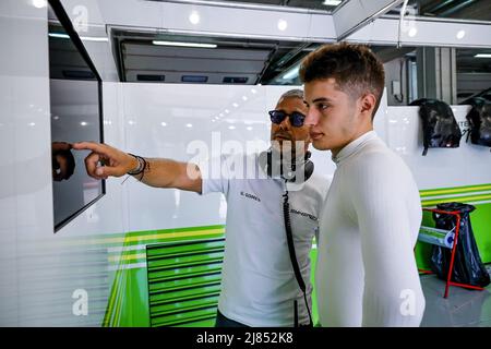 OLIVEIRA Guilherme (prt), Concours Inter Europol, Ligier JS P320 - Nissan, portrait pendant les 4 heures d'Imola 2022, 2nd de la série européenne le Mans 2022 sur le circuit Imola du 12 au 15 mai, à Imola, Italie - photo: Paulo Maria/DPPI/LiveMedia Banque D'Images