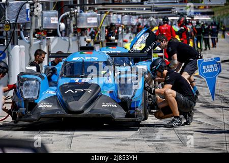 19 VISCAAL Bent (nld), FLORSCH Sophia (ger), Algarve Pro Racing, Oreca 07 - Gibson, action pendant les 4 heures d'Imola 2022, 2nd tour de la série européenne le Mans 2022 sur le circuit Imola du 12 au 15 mai, à Imola, Italie - photo: Paulo Maria/DPPI/LiveMedia Banque D'Images