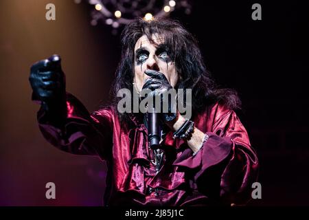 Alice Cooper en direct sur scène Banque D'Images