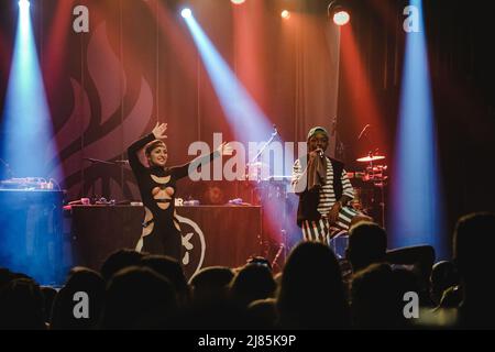 Berne, Suisse. 12th mai 2022. Le rappeur germano-camerounais Bovann joue un concert à Bierhübeli à Berne. (Photo : Tilman Jentzsch). Credit: Gonzales photo/Alamy Live News Banque D'Images