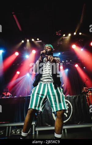 Berne, Suisse. 12th mai 2022. Le rappeur germano-camerounais Bovann joue un concert à Bierhübeli à Berne. (Photo : Tilman Jentzsch). Credit: Gonzales photo/Alamy Live News Banque D'Images