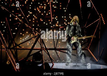 Turin, Italie. 13th mai 2022. 2022-05-13 15:17:44 TURIN - Sam Ryder du Royaume-Uni lors de la répétition de la finale du Concours Eurovision de la chanson. ANP SANDER KING netherlands Out - belgium Out Credit: ANP/Alay Live News Banque D'Images